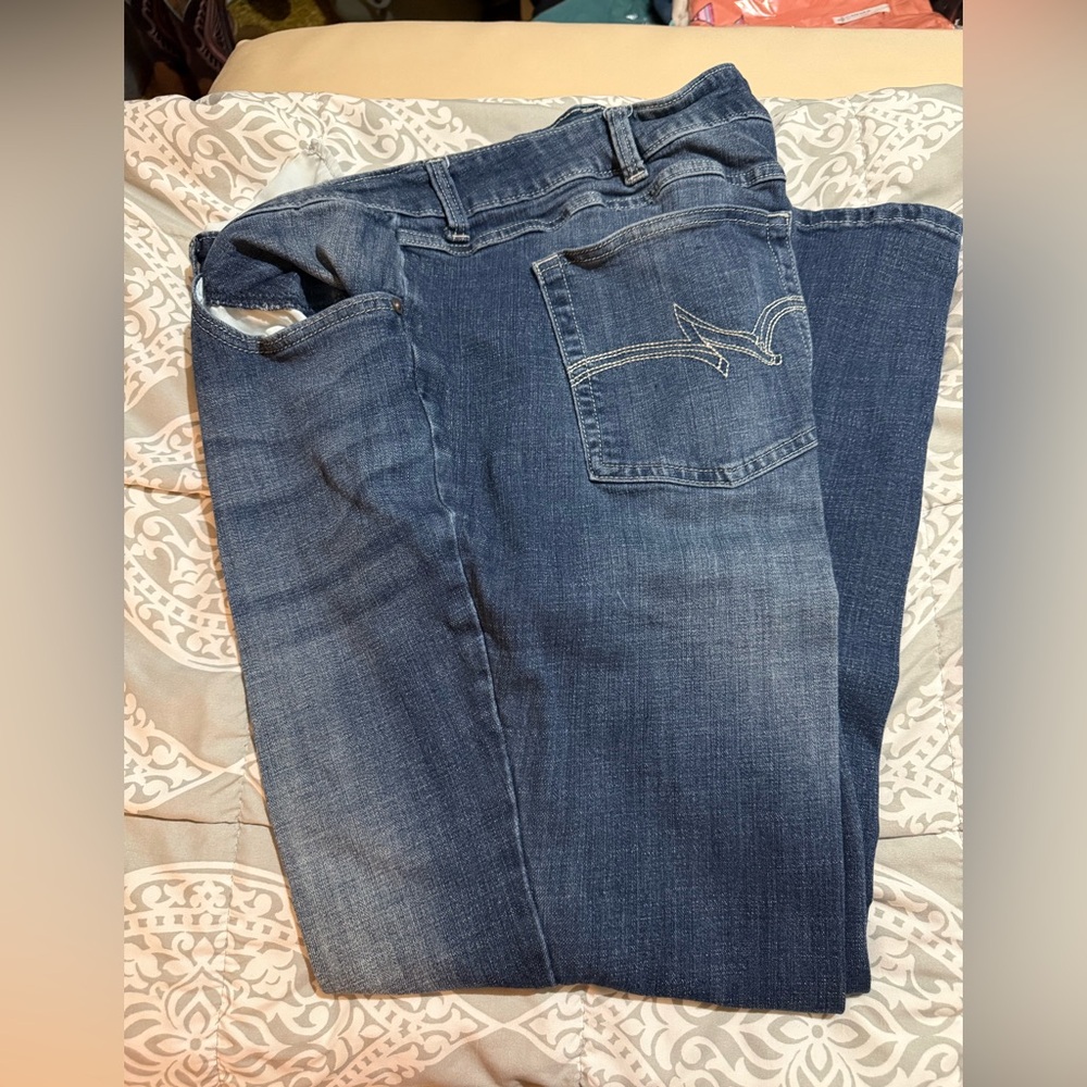 Wrangler Women's Mae Bootcut Jeans Blue Size 24Wx30